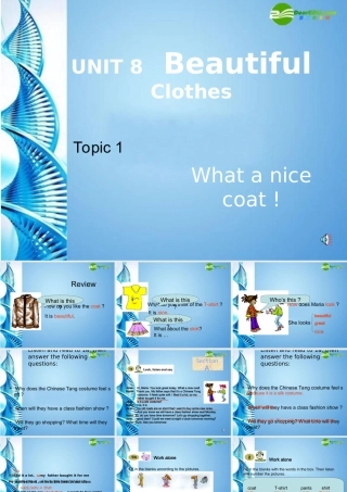 八年级英语下册 Unit 8 Our Clothes Topic 1课件(一) 仁爱版 课件