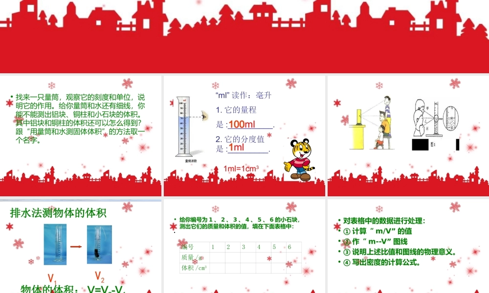 八年级物理_密度_演示文稿