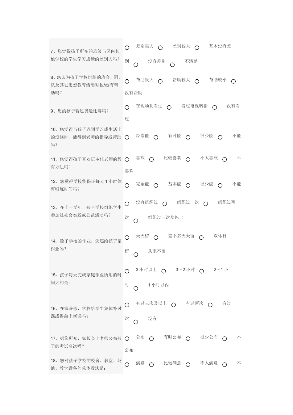 学生家长问卷_第2页