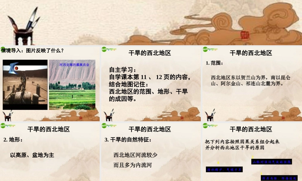 八年级地理下册 西北地区和青藏地区课件 人教新课标版 课件