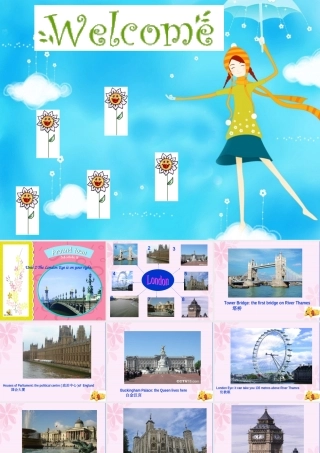 八年级英语上册 Module 8 Around townUnit 2 The London Eye is on your right课件 外研版 课件