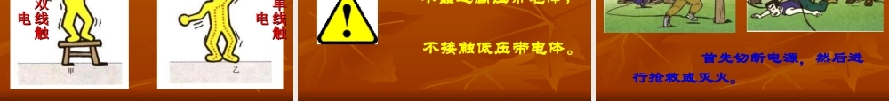 八年级物理生活用电常识课件新人教版 课件