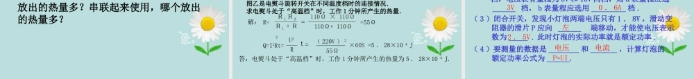 九年级科学 第28课(电能)课件 浙教版 课件