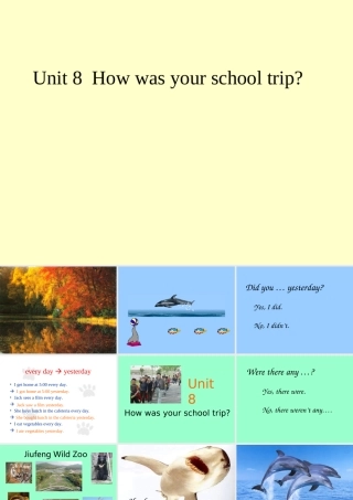 八年级英语Unit8 How was your school trip1课件 新课标 人教版 课件