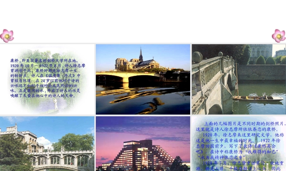 再别康桥 高二语文精品课件大集合4 高二语文精品课件大集合4