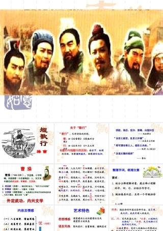 诗三首之《短歌行》