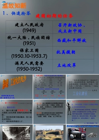 八年级历史下册 第4课(工业化的起步)课件 新人教版 课件