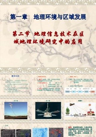 地理信息技术在区域地理环境研究中的应用课件