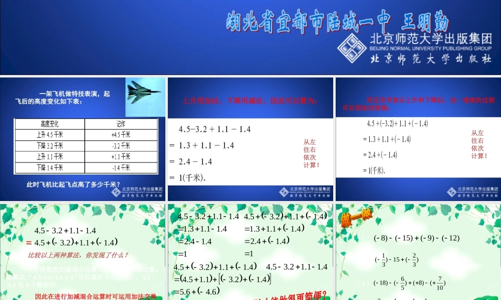 有理数的加减混合运算（二）演示文稿(2)