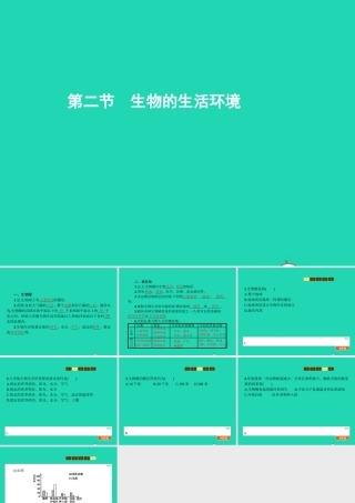 七年级生物上册 1.1.2 生物的生活环境课件 (新版)济南版 课件