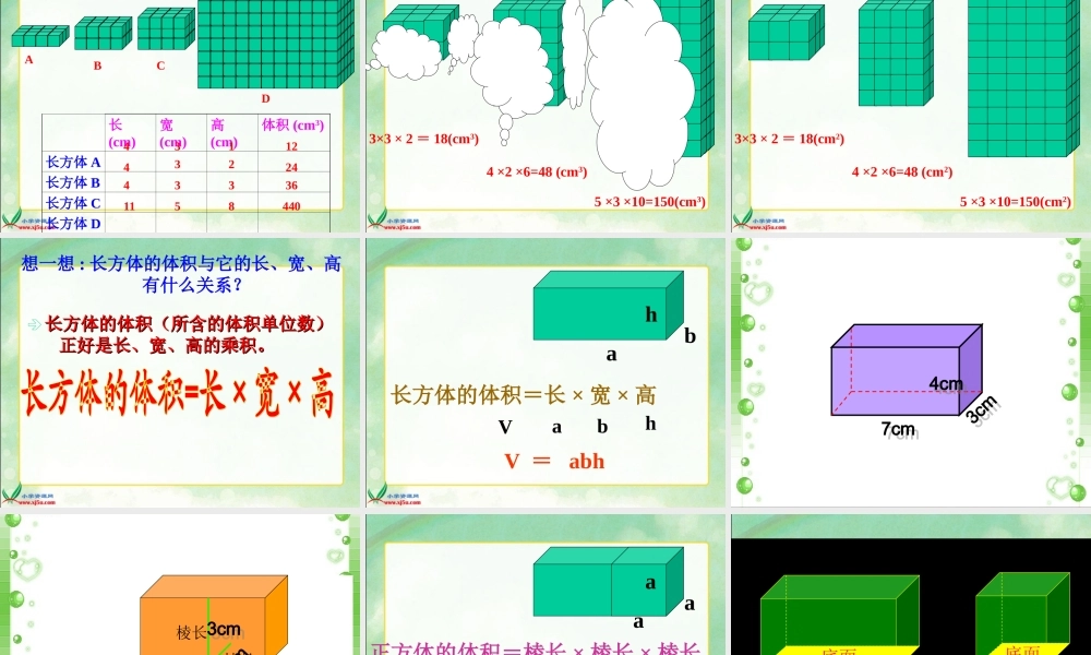 《长方体的体积》好PPT课件