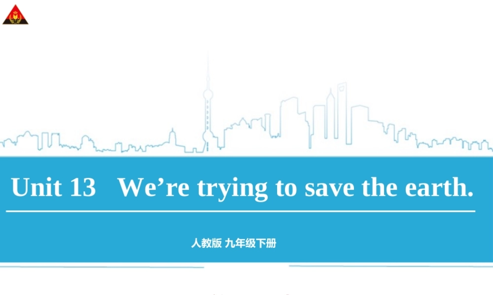 2014年人教版新目标九年级英语Unit13（第5课时）精美课件