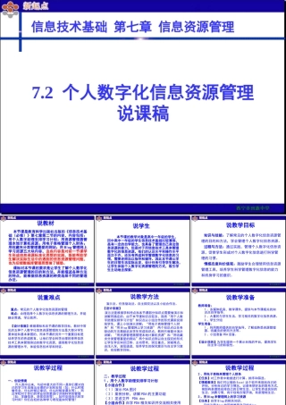 个人数字化信息资源管理