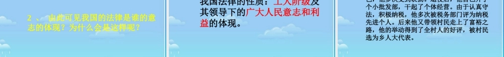 八年级政治 法律规定公民的权利和义务课件