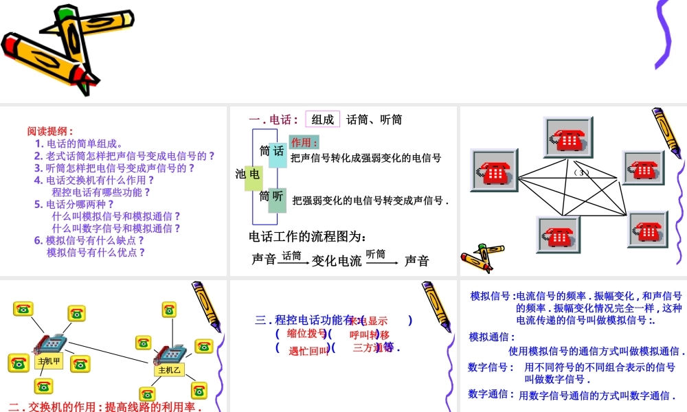 新课标中考物理复习信息的传递二 试题