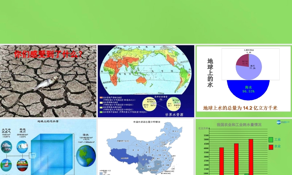七年级数学下册(10.3 课题学习 从数据谈节水)课件4 (新版)新人教版 课件