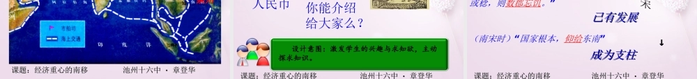 安徽省七年级历史下册 第2单元 第10课 经济重心的南移课件 新人教版 课件