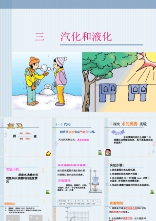 初中物理汽化和液化精品课件