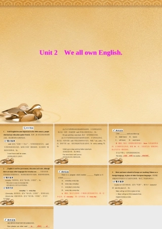 九年级英语下册 Module 9 Unit 2 配套课件 外研版 课件