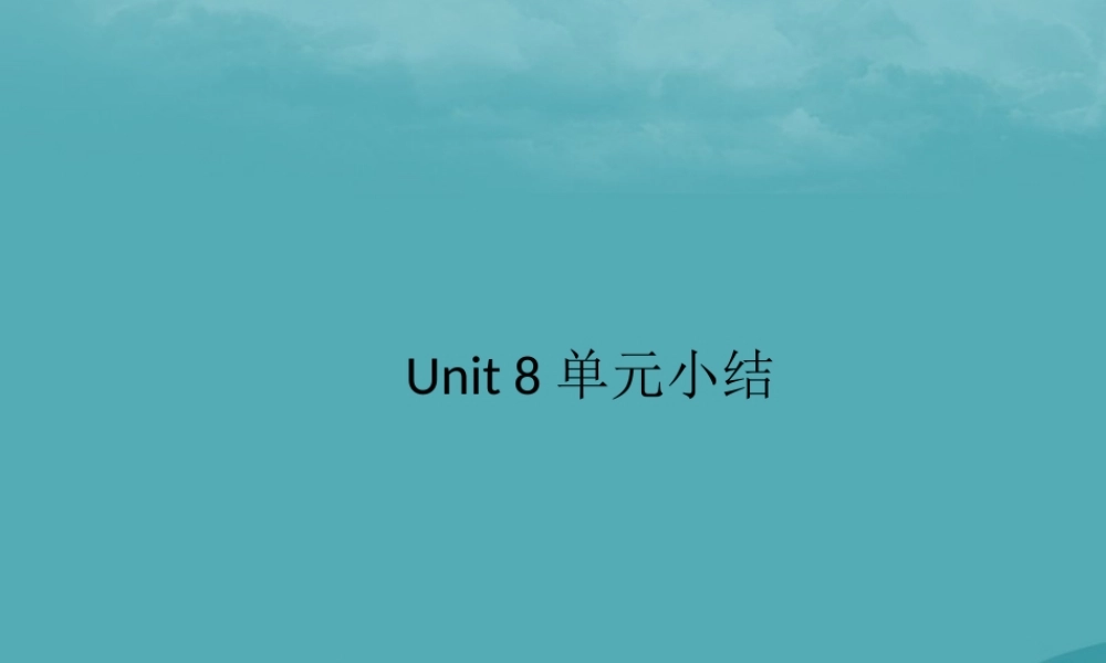 九年级英语全册 Unit 8 It must belong to Carla单元小结习题课件 (新版)人教新目标版 课件