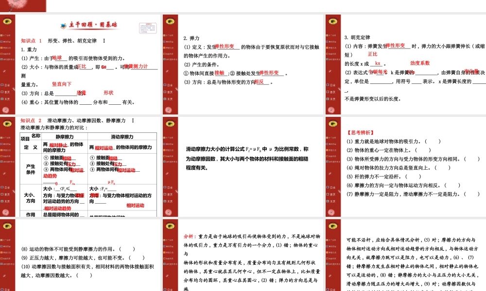 必修1第二章第1讲