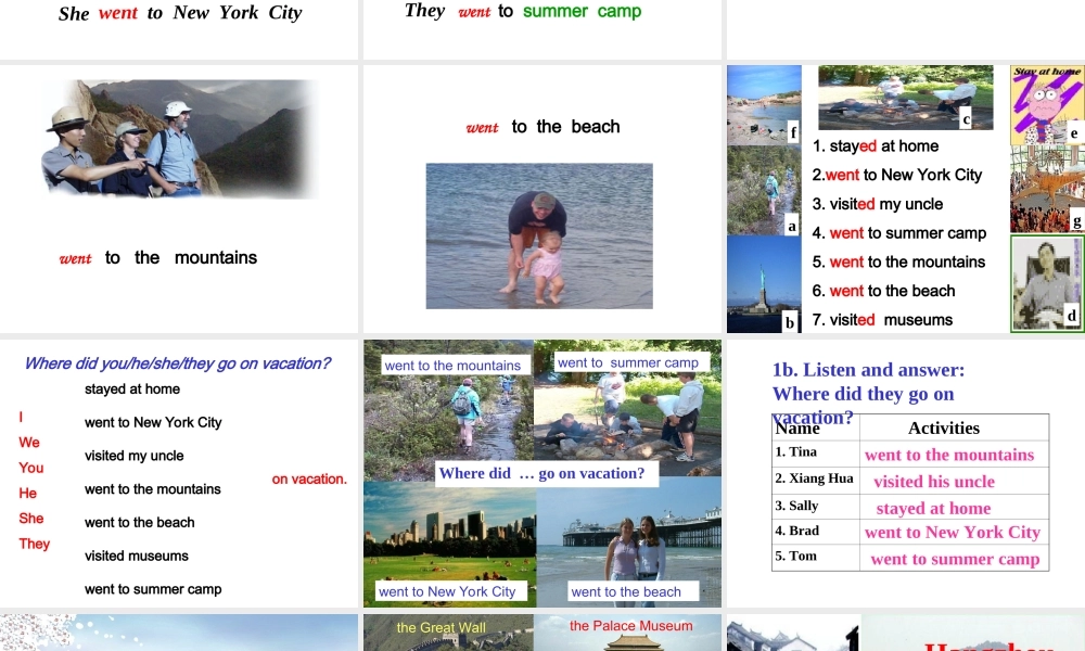 七年级英语下册第十单元课件 人教版 课件