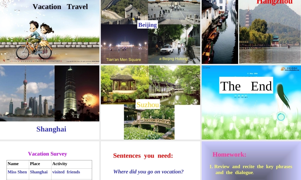 七年级英语下册第十单元课件 人教版 课件