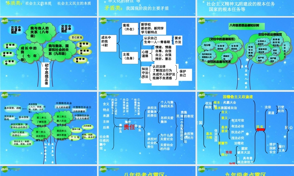 政治复习研讨会 课件 人教新课标版 课件