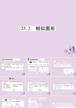 九年级数学上册 第23章 图形的相似 232 相似图形课件 (新版)华东师大版 课件