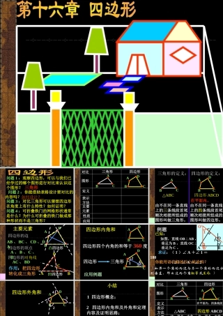 八年级数学下：16.1四边形课件2(北京课改版) 课件