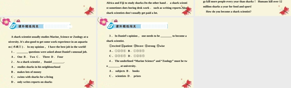 九年级英语全册 Unit 13 We're trying to save the earth Section A(3a 3b)课件 (新版)人教新目标版 课件