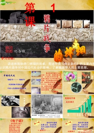 八年级历史上册 第1课(鸦片战争的烽烟)课件 人教新课标版 课件