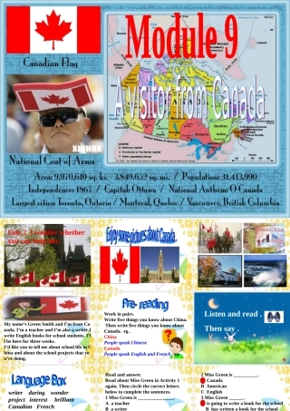 八年级英语Module 9 A Visitor from Canada Unit2 I wonder whether you can help her课件外研版 课件