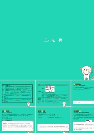 九年级物理全册 113 电荷课件 (新版)北师大版 课件