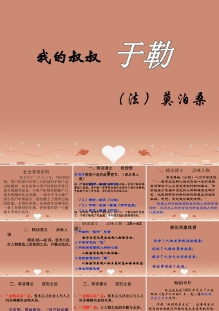 九年级语文上册 311 我的叔叔于勒课件 新人教版 课件