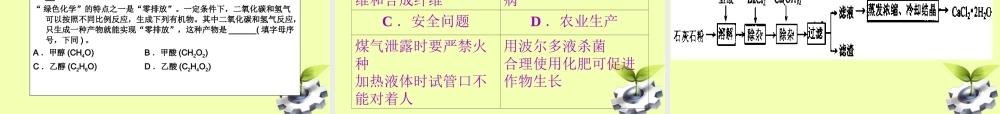 化学化学中考复习研讨会 命题方向的思考课件 人教新课标版 课件