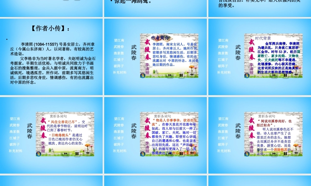 九年级语文上册 25(词五首)课件 (新版)新人教版 课件