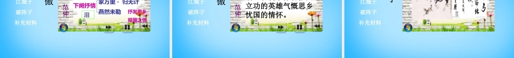 九年级语文上册 25(词五首)课件 (新版)新人教版 课件