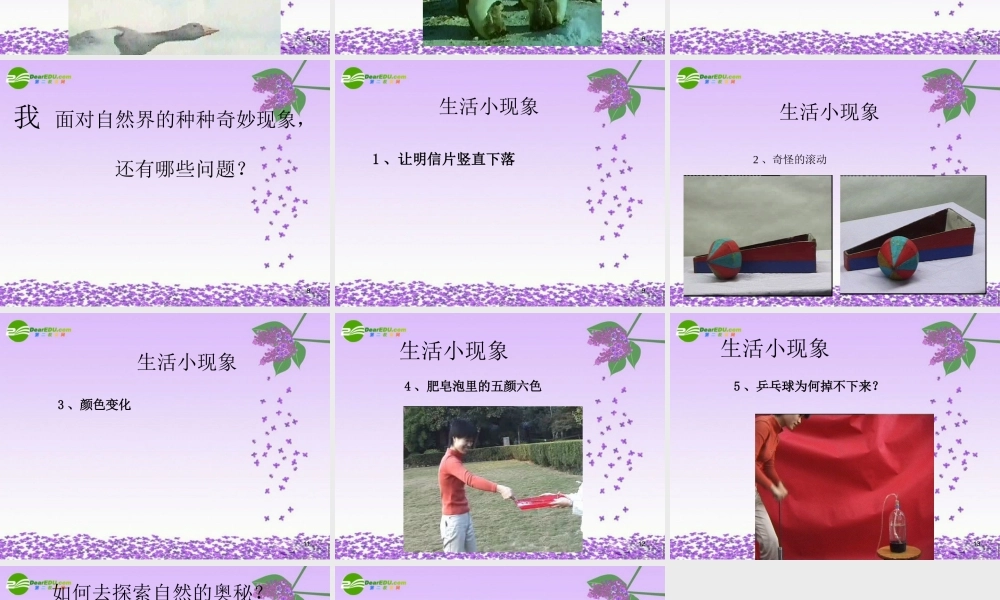 七年级科学上册 0.1探索奇妙的自然界课件 华师大版 课件