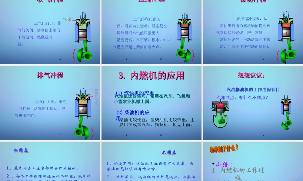 九年级物理全册 141 热机课件 (新版)新人教版 课件