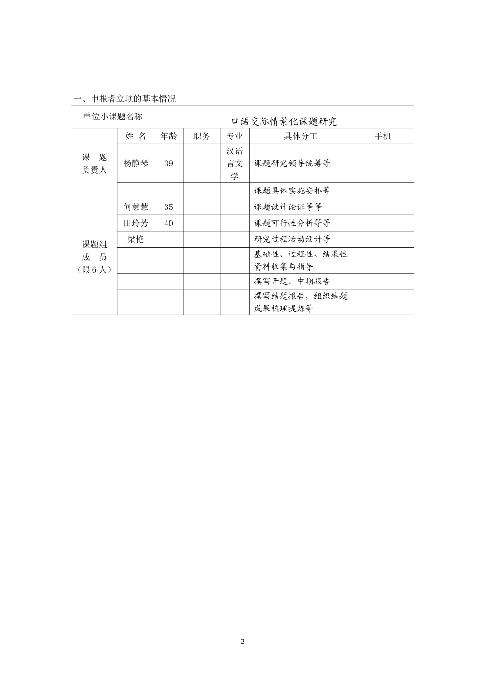 2014微课题单位申报书_第2页