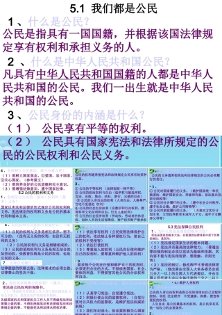 八年级政治下册 我们都是公民课件 粤教版 课件