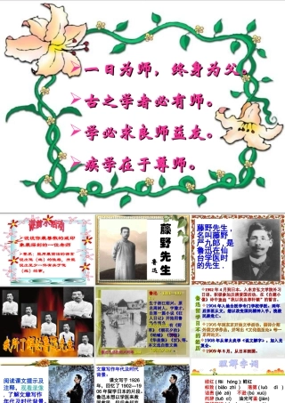 苏教版九年级下册《藤野先生》课件_41页