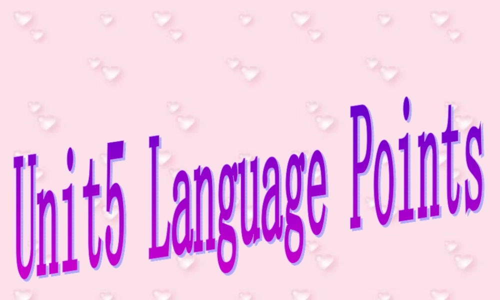 广东省高二英语选修8 Unit5 Meeting with your ancestors. Language points 新课标 人教版 课件