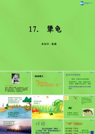 七年级语文上册 17 犟龟课件 语文版 课件