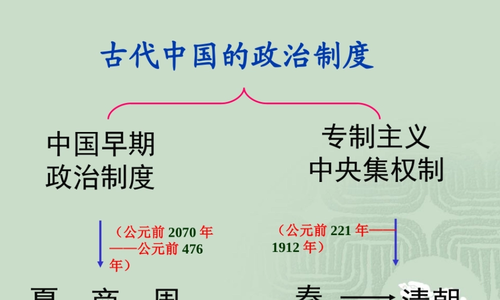 古代中国的专制集权 (2)