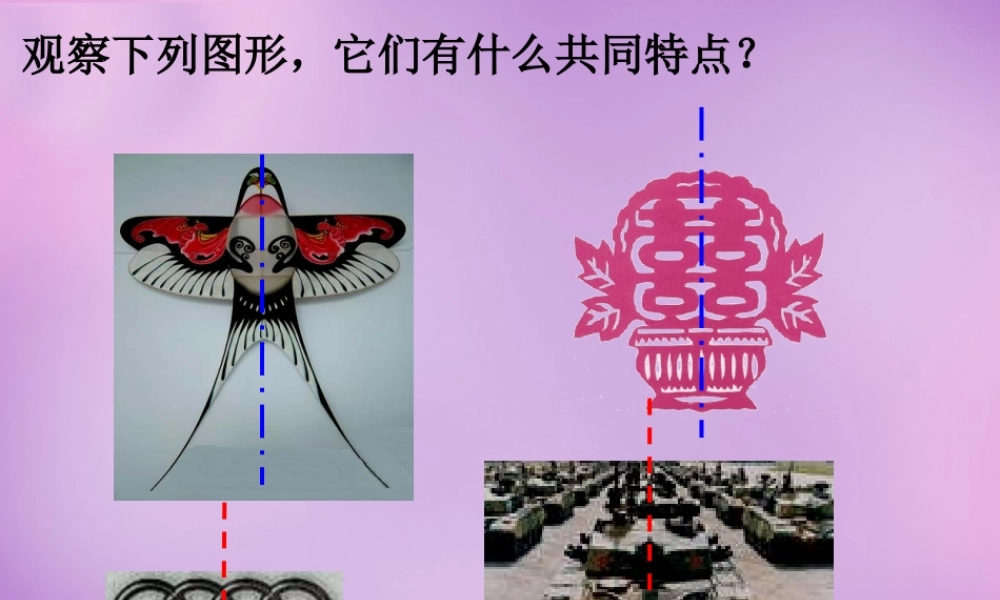 八年级数学上册 2.1 图形的轴对称课件 (新版)浙教版 课件