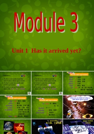 八年级英语下册(Module 3 Unit 1 Has it arrived yet)课件 (新版)外研版 课件