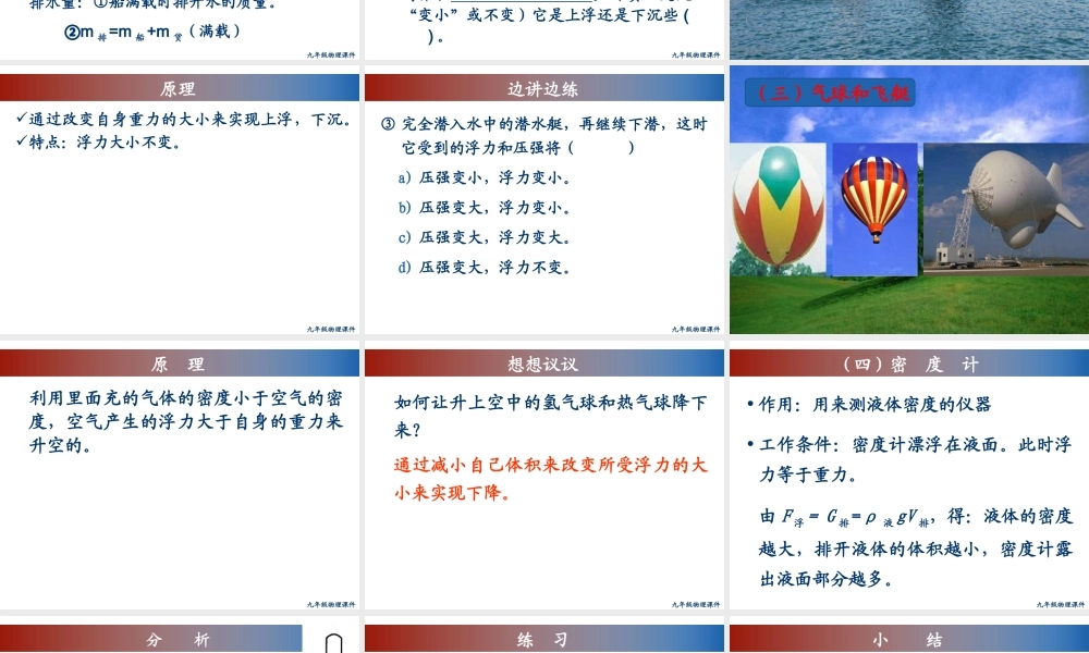 九年级物理浮力2课件