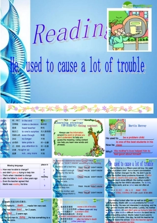 九年级英语 Unit2 Reading课件 人教新目标版 课件